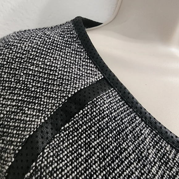 SCOTCH + SODA MAISON SCOTCH Black White Zip Up Cotton Tweed Jacket Size S - Picture 5 of 10